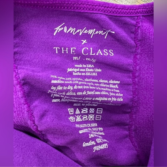 FREE PEOPLE | NWOT Good Karma Flared Onesie in Vivid Violet * - Picture 2 of 2